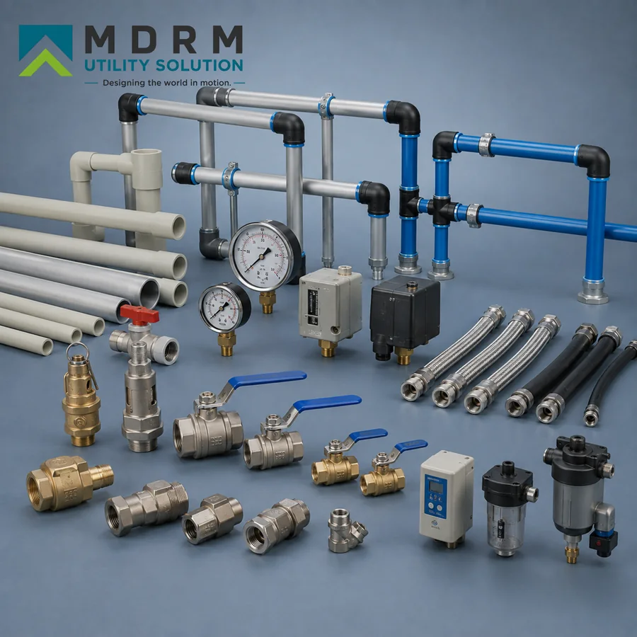 Compressed air accessories range