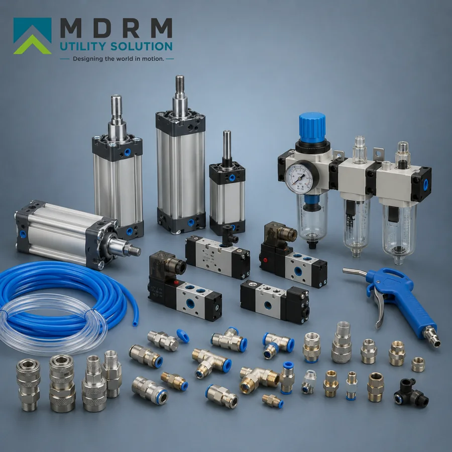 Pneumatic equipment range