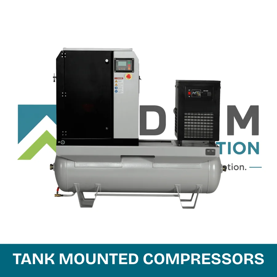 Hitachi tank mounted compressor